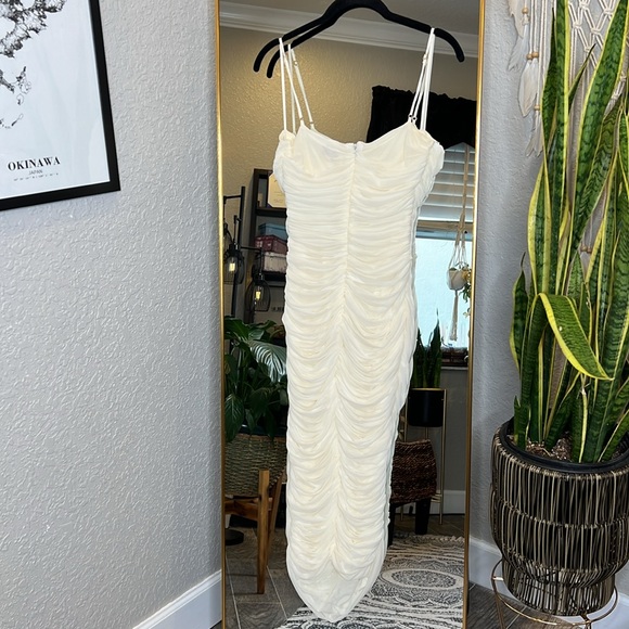 House of CB 'Sirene' Gathered Organza Mesh Dress NWOT - Picture 9 of 9